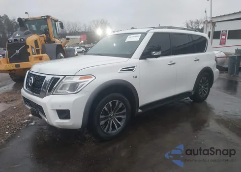 2018 Nissan Armada Sl из США, поврежденный, VIN JN8AY2ND6J9050732